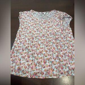 nwot Esprit Orange and Pink Blouse 8